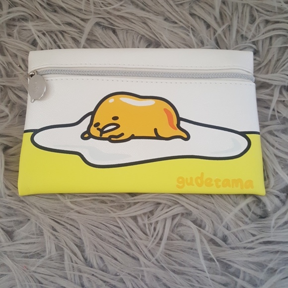 ipsy Handbags - ipsy Gudetama Meh Sanrio Lazy cosmetic bag